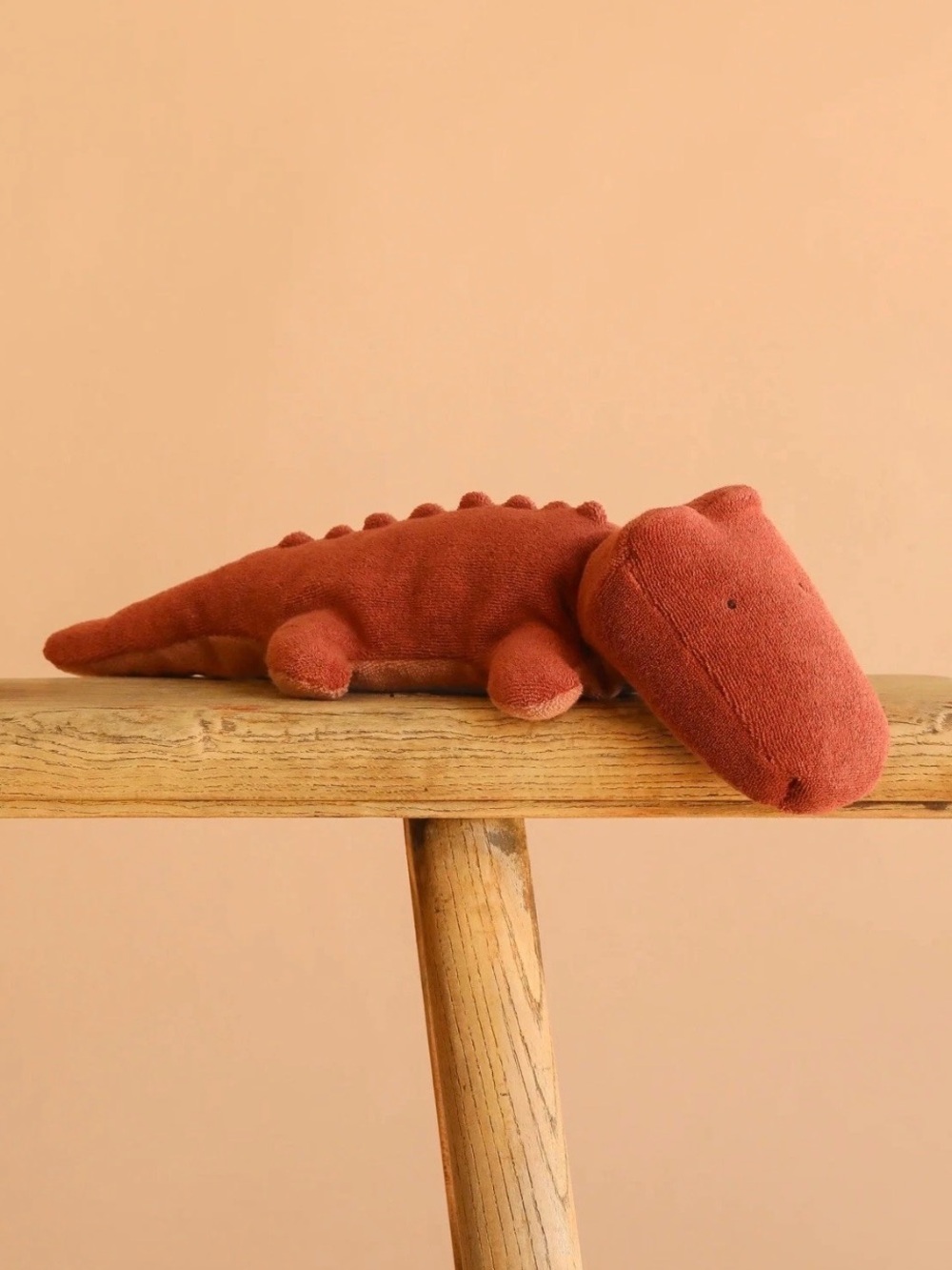Maileg 14” Crocodile Vintage Rose Safari Friends Plush Stuffed Animal